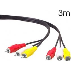 Cable Av Rca Audio - Video 3 Metros Cromad | 8436049016290
