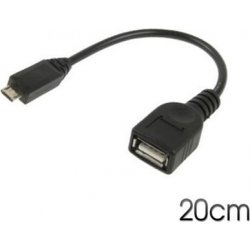 Cable Otg Micro Usb A Usb 20cm Cromad | 8436049011295 | 7,80 euros