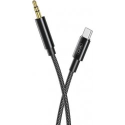 Cable Tipo C - Mini Jack 3.5mm 1 Metro Negro Xo | 6920680827688 | 10,80 euros