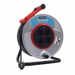 ENROLLADOR DE CABLE 40 METROS 3X2.5MM METALICO MADER | 68603 | 5602225686035