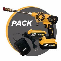 HIDROLIMPIADORA S/CARBONES 20V + BATERIA 4AH + CARGADOR BLIM más grande HIDROLIMPIADORA S/CARBONES 20V + BATERIA 4AH + CARGADOR BLIM | PACK179