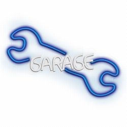 LAMPARA DECORATIVA NEON LED GARAGE FOREVER más grande LAMPARA DECORATIVA NEON LED GARAGE FOREVER | RTV100478 | 5900495546203