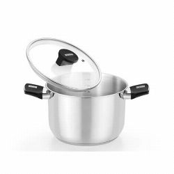 OLLA DE ACERO INOX CON TAPA DE CRISTAL 16CM ELITE MONIX más grande OLLA DE ACERO INOX CON TAPA DE CRISTAL 16CM ELITE MONIX | M240216 | 8435092434334