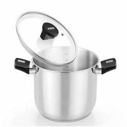 OLLA DE ACERO INOX CON TAPA DE CRISTAL 18CM ELITE MONIX más grande OLLA DE ACERO INOX CON TAPA DE CRISTAL 18CM ELITE MONIX | M240218 | 8435092434341