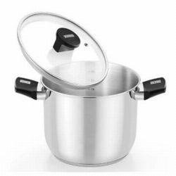 OLLA DE ACERO INOX CON TAPA DE CRISTAL 20CM ELITE MONIX más grande OLLA DE ACERO INOX CON TAPA DE CRISTAL 20CM ELITE MONIX | M240220 | 8435092434358