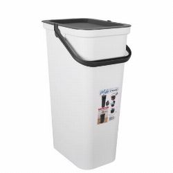 PAPELERA CON ASA 38 LITROS BLANCA MODA TONTARELLI más grande PAPELERA CON ASA 38 LITROS BLANCA MODA TONTARELLI | 8104647CAQ9 | 8009404247075