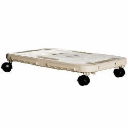 PLATAFORMA RECTANGULAR CON RUEDAS 480X290X38MM ARTPLAST más grande PLATAFORMA RECTANGULAR CON RUEDAS 480X290X38MM ARTPLAST | L4829E/R35 | 8010693119998