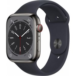 Imagen de Apple Watch Series 8 GPS + Cellular 45mm Graphite Stainless (MNKU3TY/A)