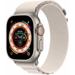 Apple Watch Ultra GPS+ Cellular 49mm Titanium Starlight /Alp | MQFT3CS | 194253425236