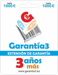 BC EXT.GARANTÍA 3 AÑOS G3ES-1000 | 4020400002 | 8033509880325