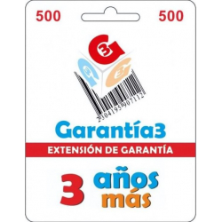 BC EXT. GARANTÍA 3 AÑOS G3ES-500 | 4020400001 | 8033509880318