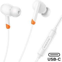 Borofone BM92 Auriculares con Micrófono y Conexión USB-C Blanco Borofone BM92 Auriculares con Micrófono y Conexión USB-C B | 4010102467 | 6941991112218 | Hay 10 unidades en almacén | Entrega a domicilio en Canarias en 24/48 horas laborables