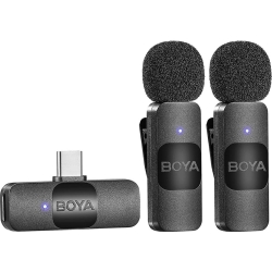 Boya By-v2 Kit 2 Micrófonos Inalámbricos Con Conexi | 4030900038 | 6974700653238