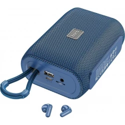Hoco HC15 Altavoz Sport + Auricular  Bluetooth Azul Marino | 4010201529 | 6931474783660