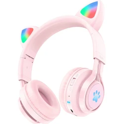 Hoco W39 Auricular Bluetooth Cat Ear Rosa | 4010102073 | 6931474779243