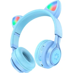 Hoco W39 Auricular Cat Ear Para Niños Azul | 4010102074 | 6931474779250