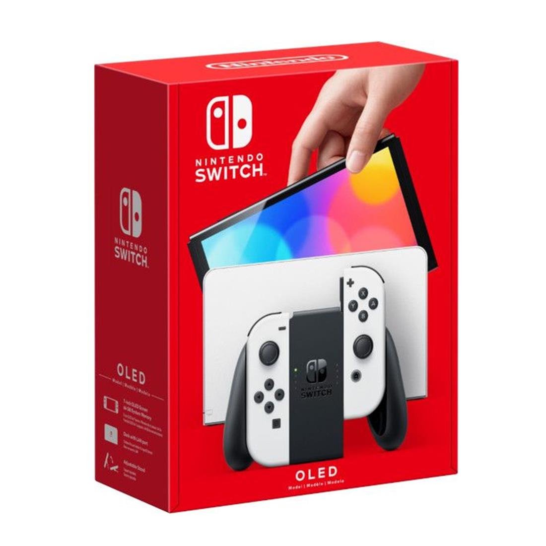 Switch (OLED) Neon 64 GB - Consola de juegos portátil 17,8 cm (7) Pantalla  táctil Wifi, Azul, Rojo - Nintendo