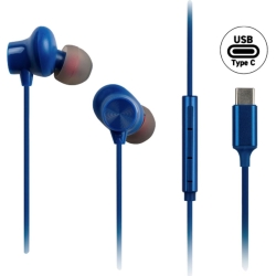 Panasonic RP-TCM225DEA Auricular USB-C Azul | 4010102588 | 5025232984138 | Hay 9 unidades en almacén | Entrega a domicilio en Canarias en 24/48 horas laborables