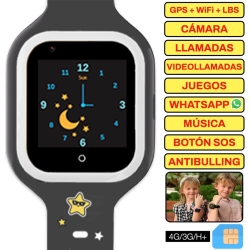Savefamily Reloj Iconic 4g Plus Kids Wonderful Negro - Reloj Con  | 4000300284 | 8425402547397