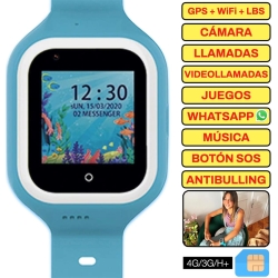 Savefamily Reloj Iconic Plus 4g Azul - Reloj Con Localizador | 4000300209 | 8425402547175