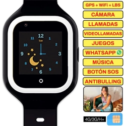 Savefamily Reloj Iconic Plus 4g Negro - Reloj Con Localizador | 4000300210 | 8425402547168