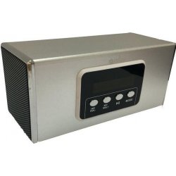 SOUND BOX AF-07 ALTAVOZ MP3 USB/MICRO SD PLATA | 4010200129