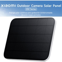 Xiaomi Panel Solar para Cámaras De Vigilancia 5W, Cable USB | BHR8352GL | 6941812776360 | Hay 10 unidades en almacén | Entrega a domicilio en Canarias en 24/48 horas laborables