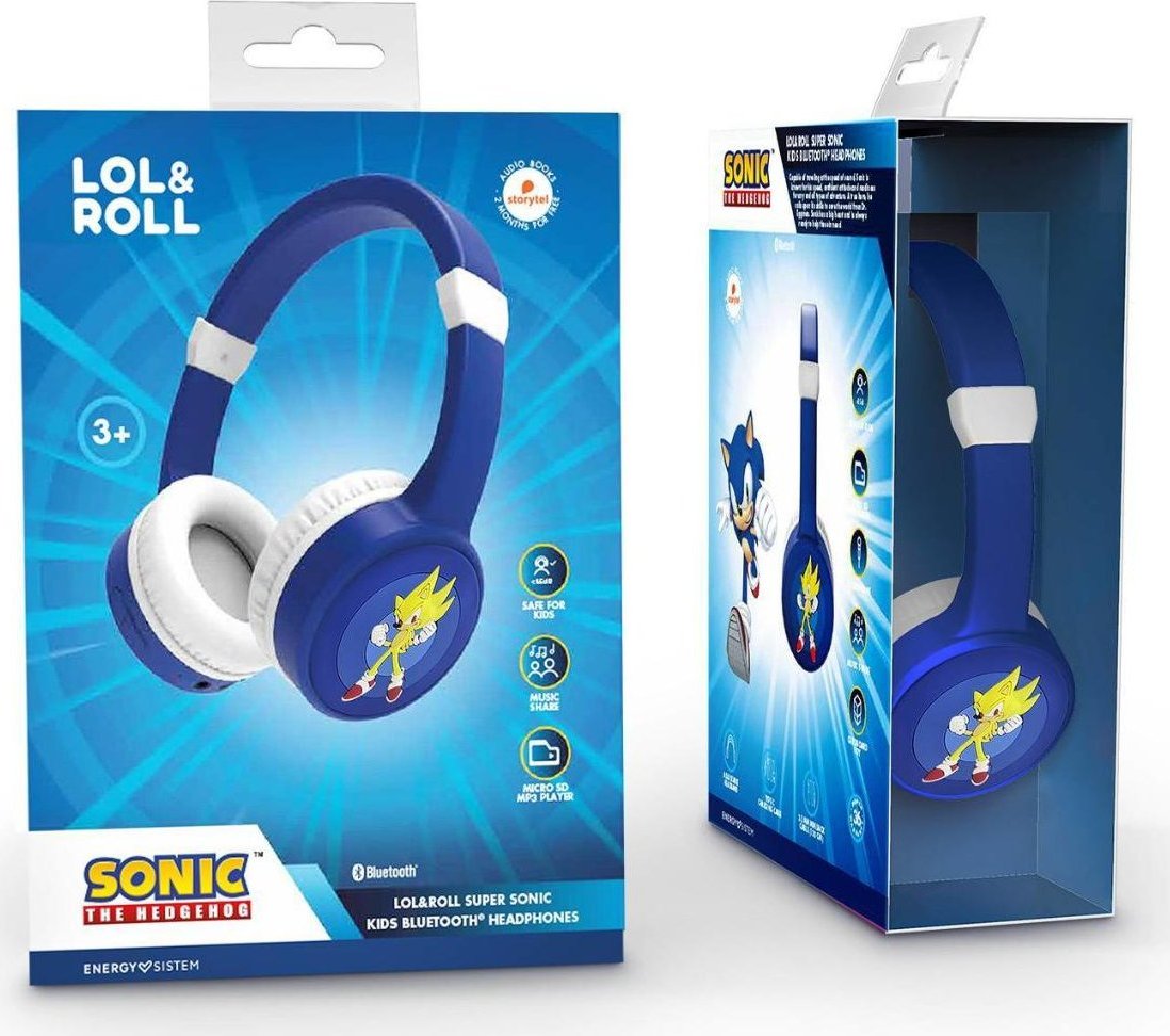 Energy Sistem Lol&Roll Auriculares Inalámbrico y alámbrico Diadema  Llamadas/Música USB Tipo C Bluetooth Azul, Blanco
