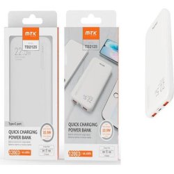 MTK POWERBANK 12000 TD2125 BLANCA | 0251251