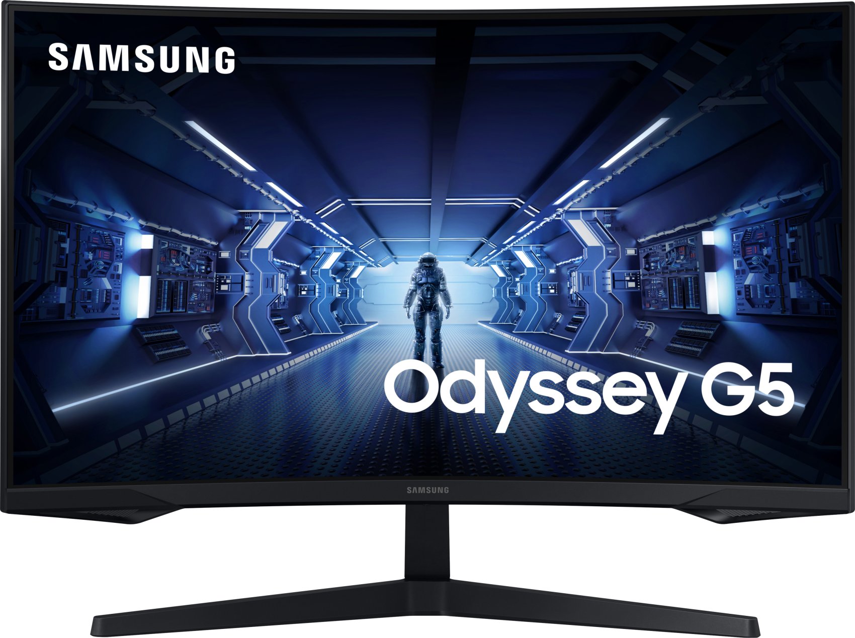 Samsung Monitor 32`` Odyssey G5 Gaming Curvo 1000R 2560x1440 WQHD 144Hz VA  1ms 300cd/m2 2.500:1 16:9 HDMI