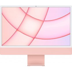 Apple imac 24`` retina 4.5k chip m1 con cpu de 8 nucleos 8gb de memoria unificada 256gb ssd grafica m1 gpu de 8 nucleos magic keyboard con touch id gigabit ethernet rosa [1 de 4]