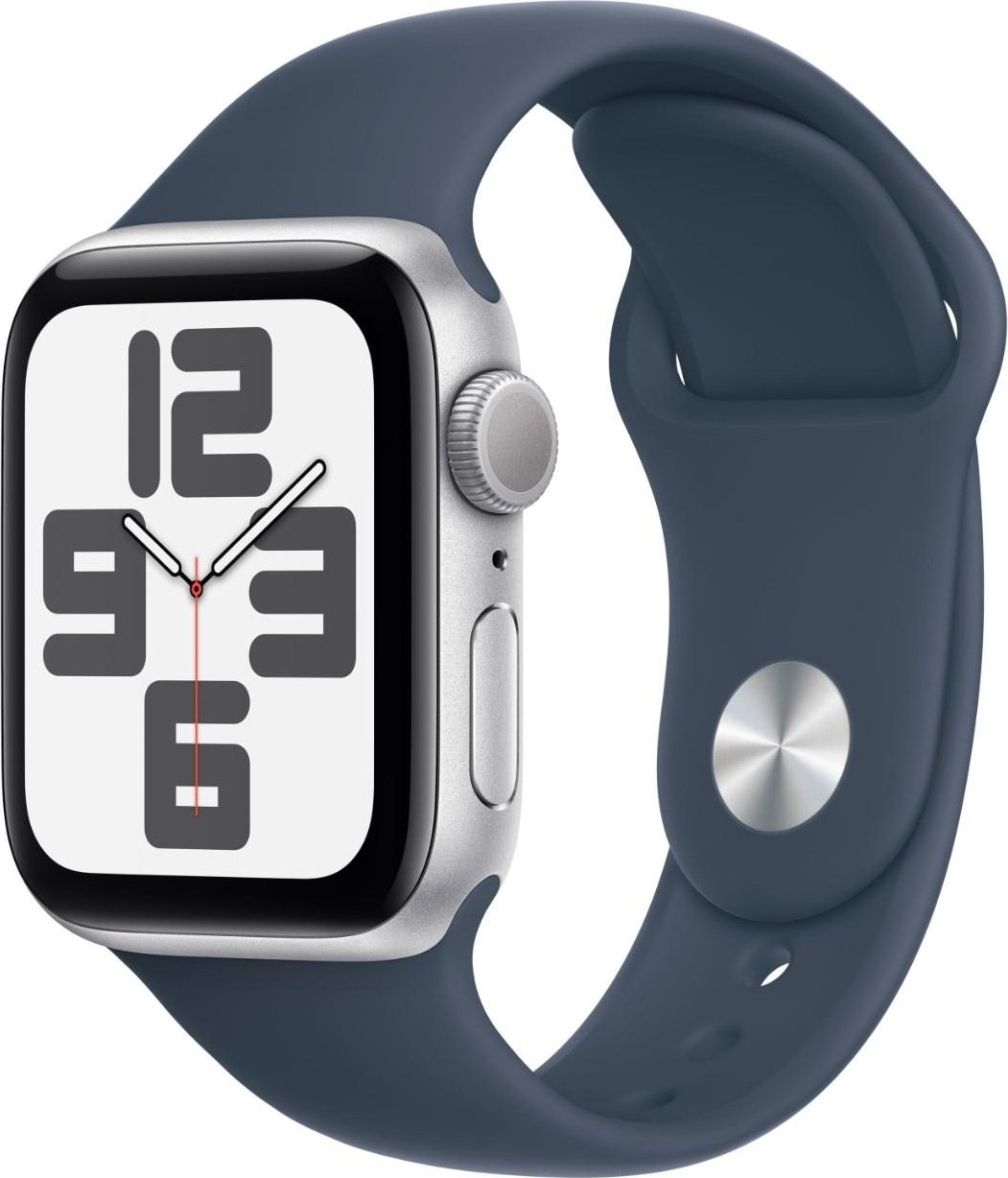 Apple watch serie se gps caja de aluminio plata de 40mm con correa deportiva azu | MRE23QL/A | 0195949004001 [1 de 4]