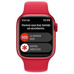 Apple watch series 8 gps caja de aluminio rojo 41mm, color d | MNP73TY/A | 0194253151166