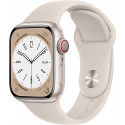 Apple watch series 8 gps + cellular caja aluminio blanco estrella 41mm correa deportiva blanco estrella [1 de 3]