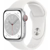 Apple Watch Series 8 GPS + Cellular Caja aluminio Plata 41mm Correa deporti | MP4A3TY/A | (1)
