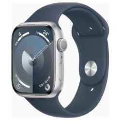 Apple Watch Series 9 GPS Caja de aluminio Plata de 45mm, col | MR9E3QL/A | 0195949031588 | Hay 1 unidades en almacén | Entrega a domicilio en Canarias en 24/48 horas laborables