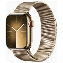 Apple Watch Series 9 GPS + Cellular Caja de acero inoxidable Oro  | MRJ73QL/A | 0195949023392