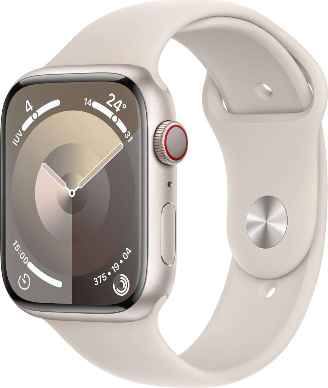 Apple Watch Series 9 GPS + Cellular Caja de aluminio Blanco Estrella de 45mm con | MRM93QL/A | 0195949024061 [1 de 5]