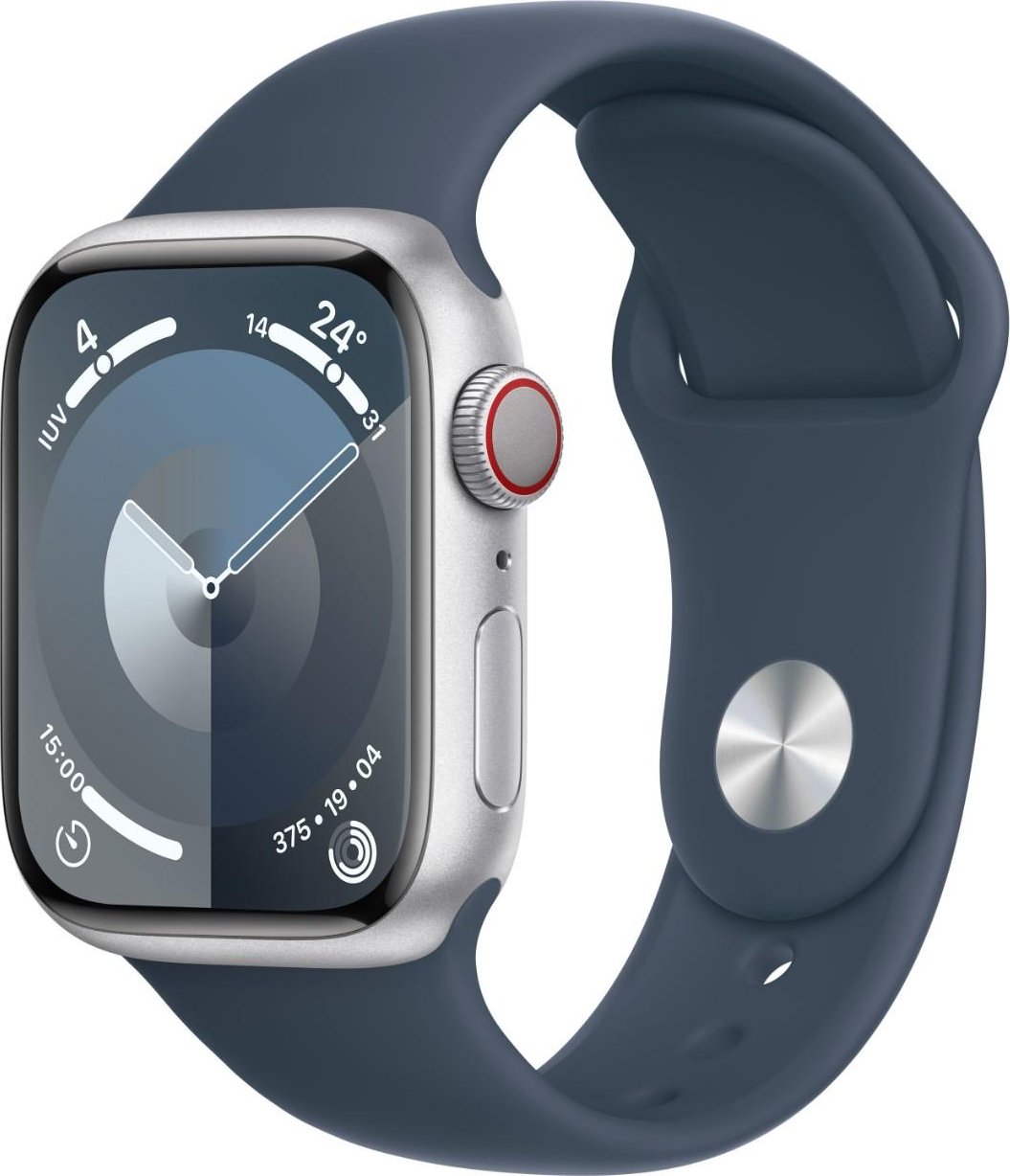 Apple Watch Series 9 GPS + Cellular Caja de aluminio Plata de 41mm con Correa de | MRHV3QL/A | 0195949022180 [1 de 5]