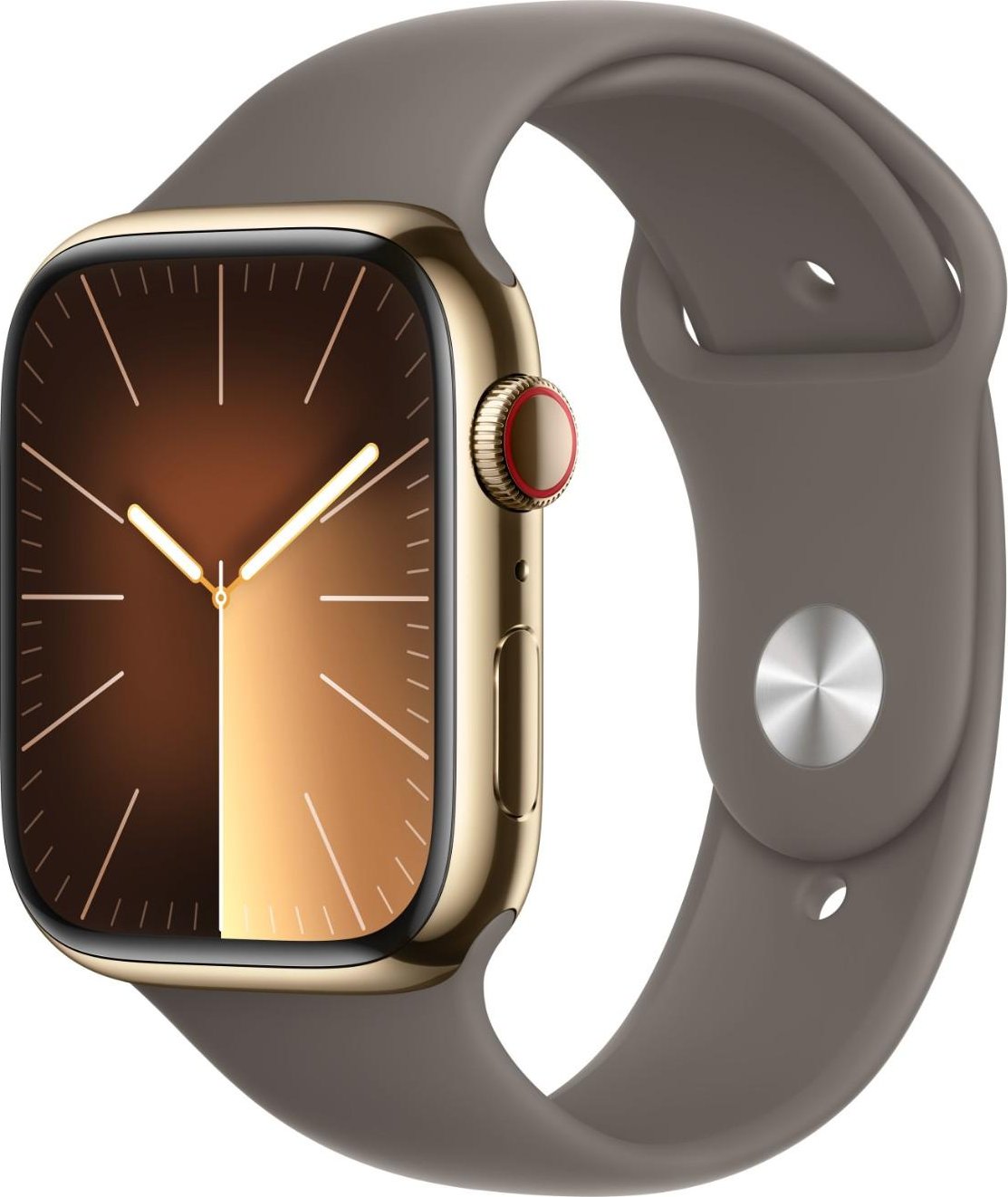 Apple Watch Series 9 GPS + Cellular Caja de acero inoxidable Oro de 45mm con C | MRMT3QL/A | 0195949025716 [1 de 5]