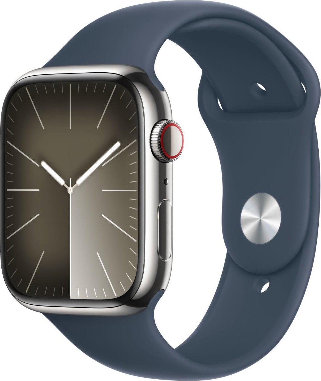 Apple Watch series 9 GPS + Cellular Caja de acero inoxidable Plata de 45mm con | MRMP3QL/A | 0195949025389 [1 de 5]