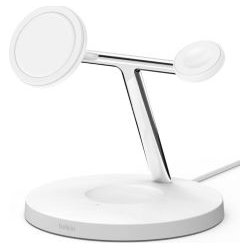 Belkin cargador inalambrico qi2 15w 3 en 1 para apple watch se apple watch series 6 apple watch series 5 apple watch series 4 apple watch series 3 apple watch series 2 apple watch series 1 iphone 12 pro max iphone 12 pro iphone 12 iphone 12 mini airpods pro apple airpods 2nd gen blanco más grande Belkin cargador inalambrico qi2 15w 3 en 1 para apple watch se apple watch serie | WIZ009VFWH-V2