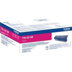 Brother toner tn421m magenta 1.800 paginas segun iso/iec1979 | Hay 5 unidades en almacén | Entrega a domicilio en Canarias en 24/48 horas laborables
