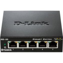 D-link Switch 5 puertos RJ45 10/100/1000Mbps Sobremesa | DGS-105