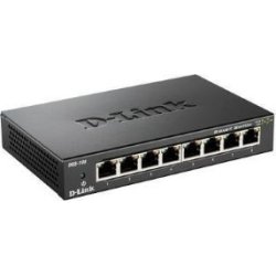 D-link Switch 8 puertos RJ45 10/100/1000Mbps Sobremesa | DGS-108 | Hay 2 unidades en almacén | Entrega a domicilio en Canarias en 24/48 horas laborables