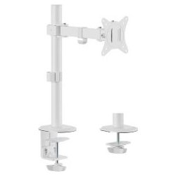 Equip Soporte de Monitor/TV para mesa Desde 17` hasta 32` Brazo articulado Giratorio 360 VESA 100x100 hasta 9Kg color blanco más grande Equip Soporte de Monitor/TV para mesa Desde 17` hasta 32` Brazo articulado Girat | 650166