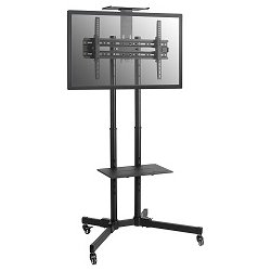 Equip Soporte de Monitor/TV para suelo con ruedas Desde 37` hasta 70` Inclinacion con multiples angulos Maximo VESA 600x400 Incluye un estante para DVD hasta 50Kg Negro más grande Equip Soporte de Monitor/TV para suelo con ruedas Desde 37` hasta 70` Inclinacio | 650603
