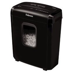Fellowes Destructora 6M de 6 hojas manual de 70gr en Minicorte de 4x12 mm (Din P-4) Destruye de manera continua durante 5 minutos con 30 minutos de enfriamiento Cabezal extraible para vaciar la papelera de 13 litros de capacidad Tambien destruye grapas, clips y tarjetas de credito color negro. Fellowes Destructora 6M de 6 hojas manual de 70gr en Minicor | 4631101 | Hay 4 unidades en almacén | Entrega a domicilio en Canarias en 24/48 horas laborables