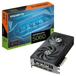 Gigabyte tarjeta grafica geforce rtx 5060 eagle oc 8gb gddr7 dual fan reloj 2550 mhz velocidad de memoria 28gps 128-bit resolucion 7680 x 4320 entrada de alimentacion uno de 8 pines salidas displayport 1.4a (x3), hdmi 2.1a multipantalla 4 más grande - envio gratis en Canarias Gigabyte tarjeta grafica geforce rtx 5060 eagle oc 8gb gddr7 dual fan reloj 2550 | 9VN5060EO-00-G10