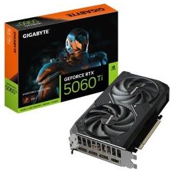Gigabyte tarjeta grafica geforce rtx 5060 ti windforce 16gb gddr7 dual fan reloj 2587 mhz velocidad de memoria 28gps 128-bit resolucion 7680 x 4320 entrada de alimentacion uno de 8 pines salidas displayport 1.4a (x3), hdmi 2.1a multipantalla 4 más grande - envio gratis en Canarias Gigabyte tarjeta grafica geforce rtx 5060 ti windforce 16gb gddr7 dual fan reloj | 9VN506TWXO-00-G10